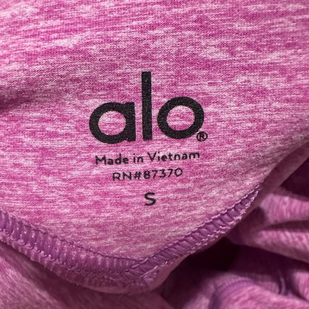 Alo Yoga High Waist Alosoft Lounge Legging Electric Violet Heather Sz S